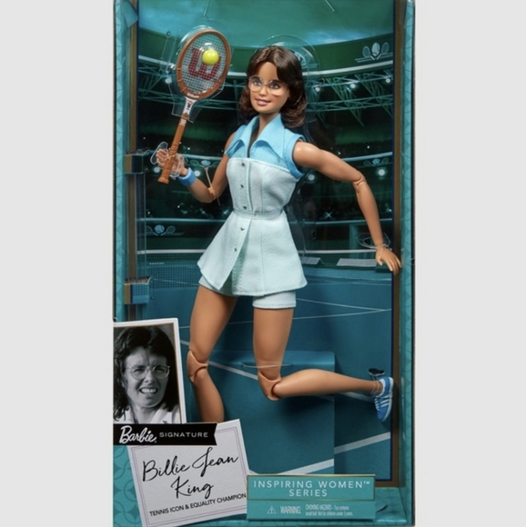 Mattel Other - •MATTEL•Barbie• Billie Jean King•2019•NIB•tennis•U.S. Open•GOAT•